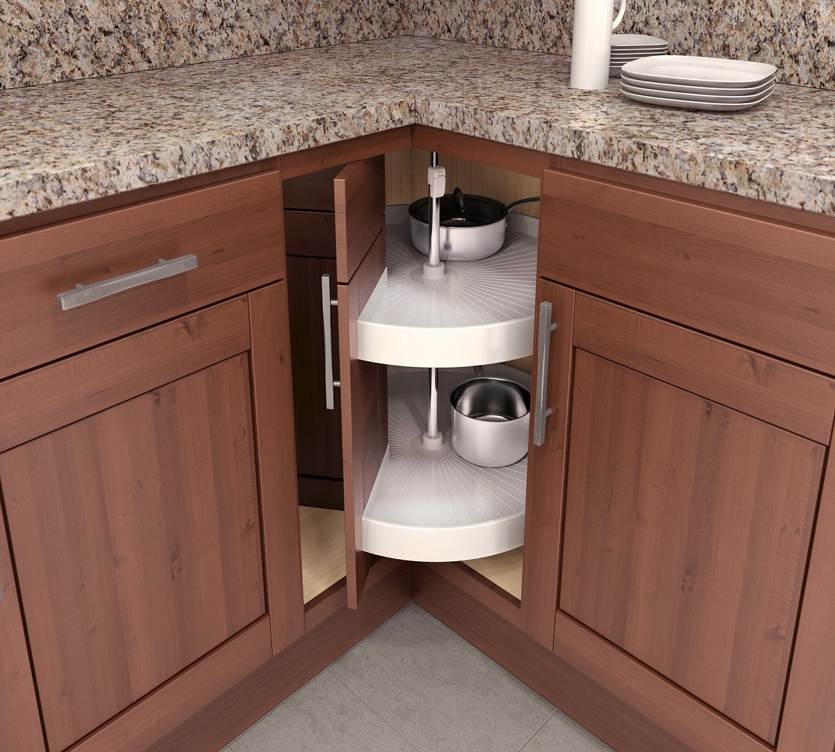 What to do with deep corner Kitchen Cabinets | a Perfect Solution for You