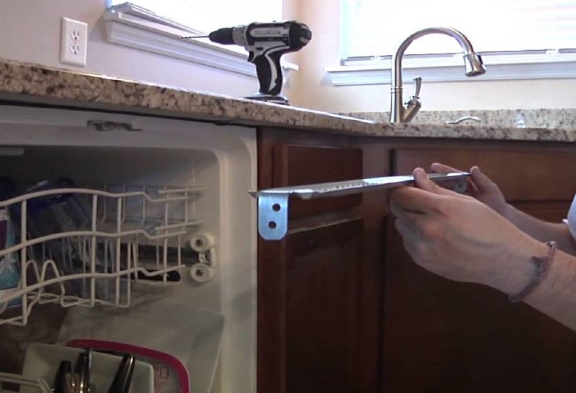 A Few Simple Steps for Anchoring Dishwasher to Granite Countertop