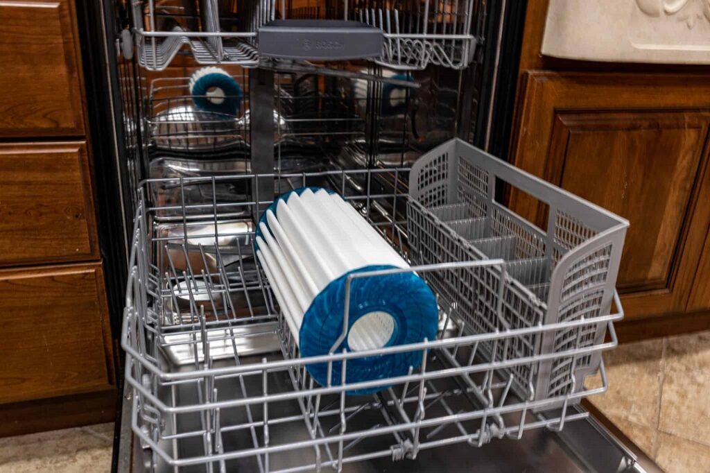 Clean Calcium Buildup in Dishwasher