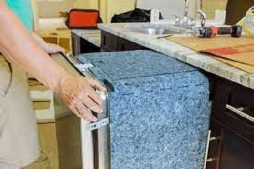 Dishwasher to Granite Countertop
