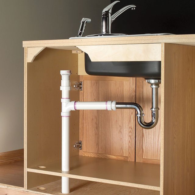 kitchen sink plumbing rough in dimensions