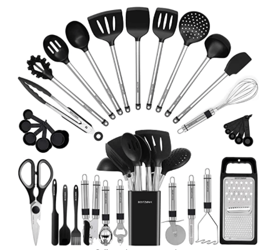 The 12-Best Kitchen Utensils for Non-Stick Pans -Reviews & Buying Guide